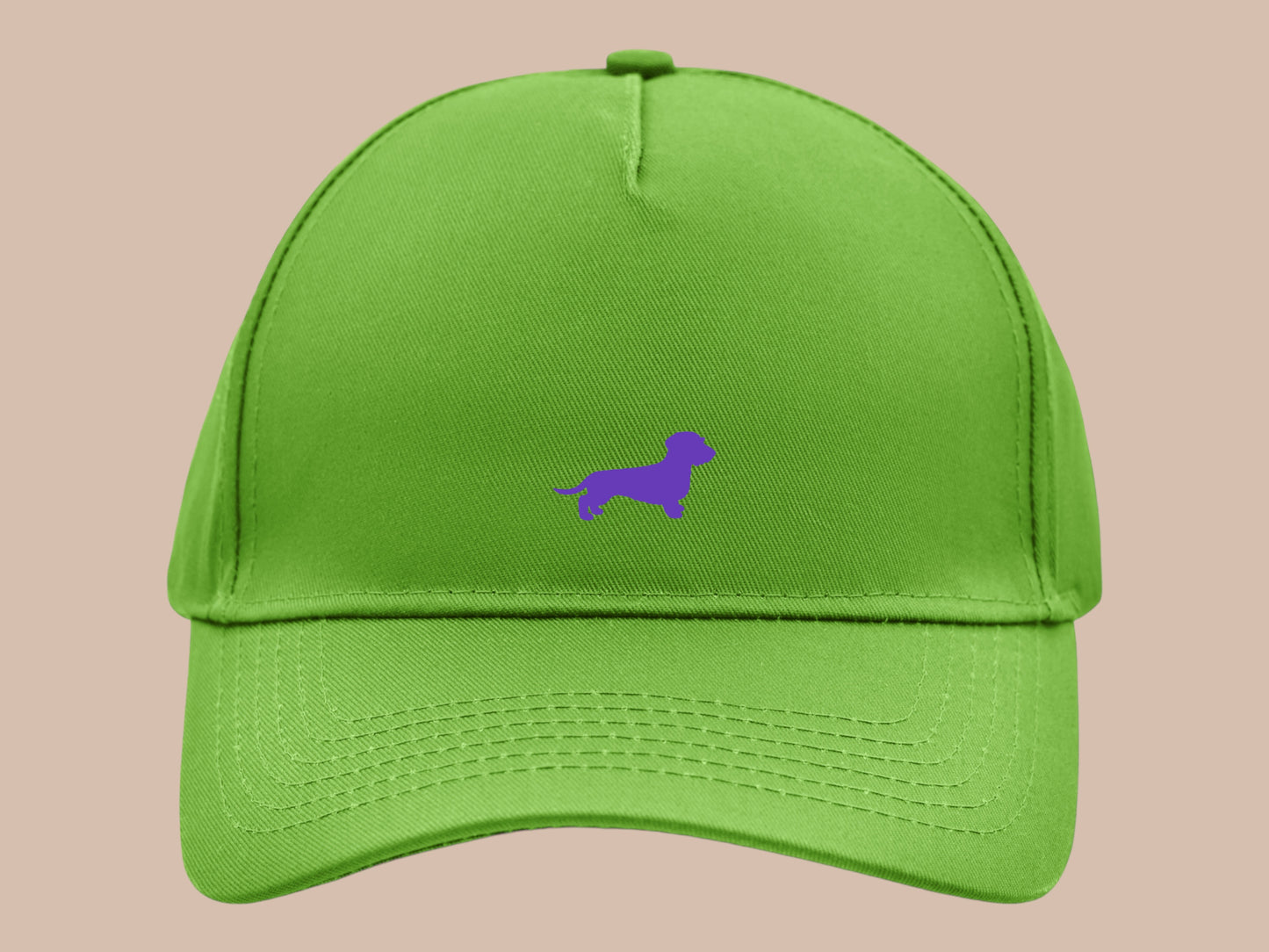 Cap mit Dackel in Wunschfarbe