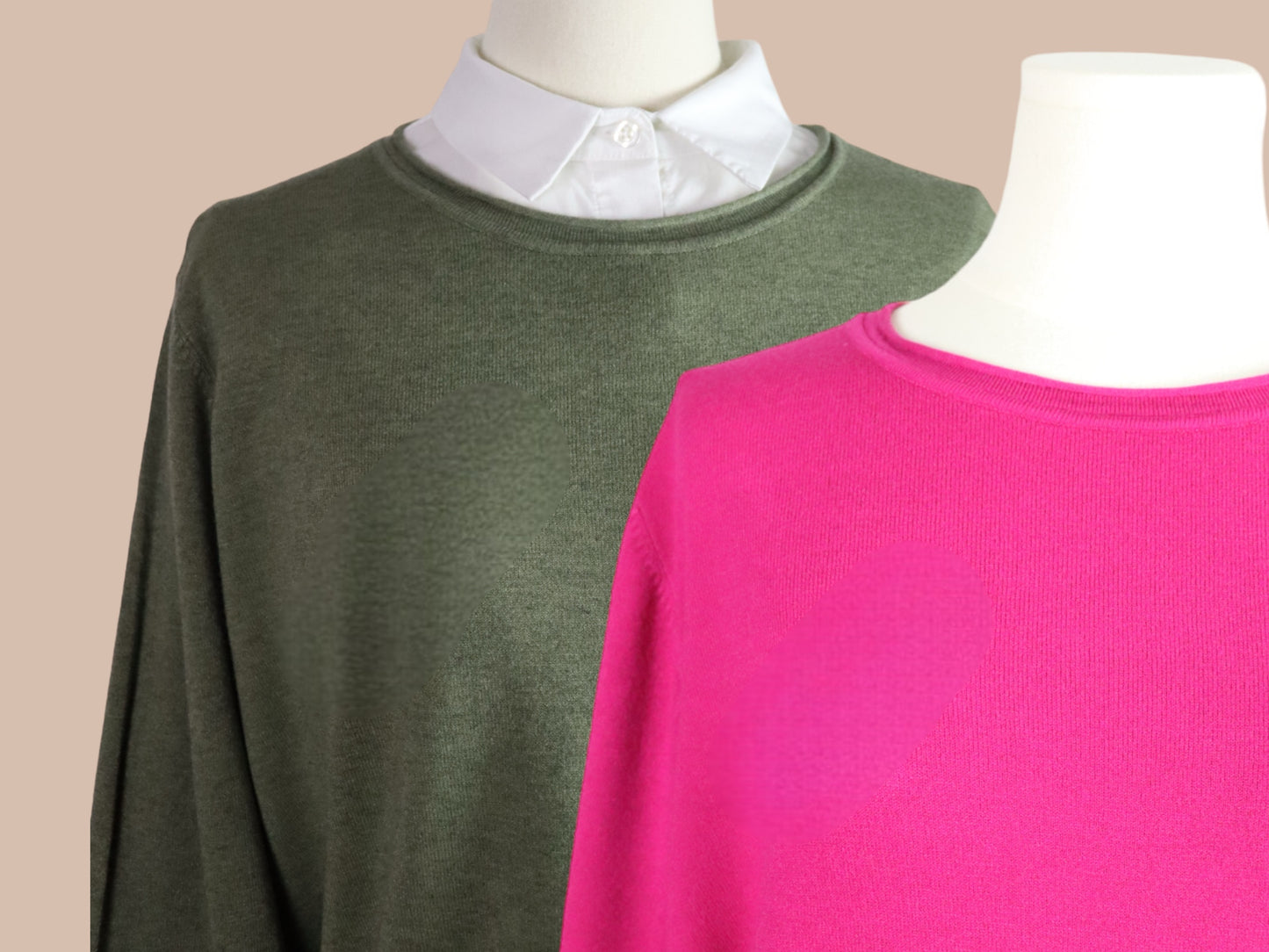 Feinstrick-Pullover mit Rundhals