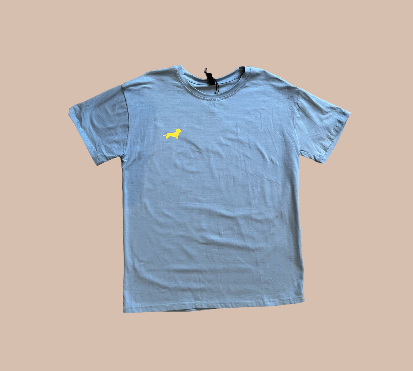 T-Shirt mit Dackel in Wunschfarbe