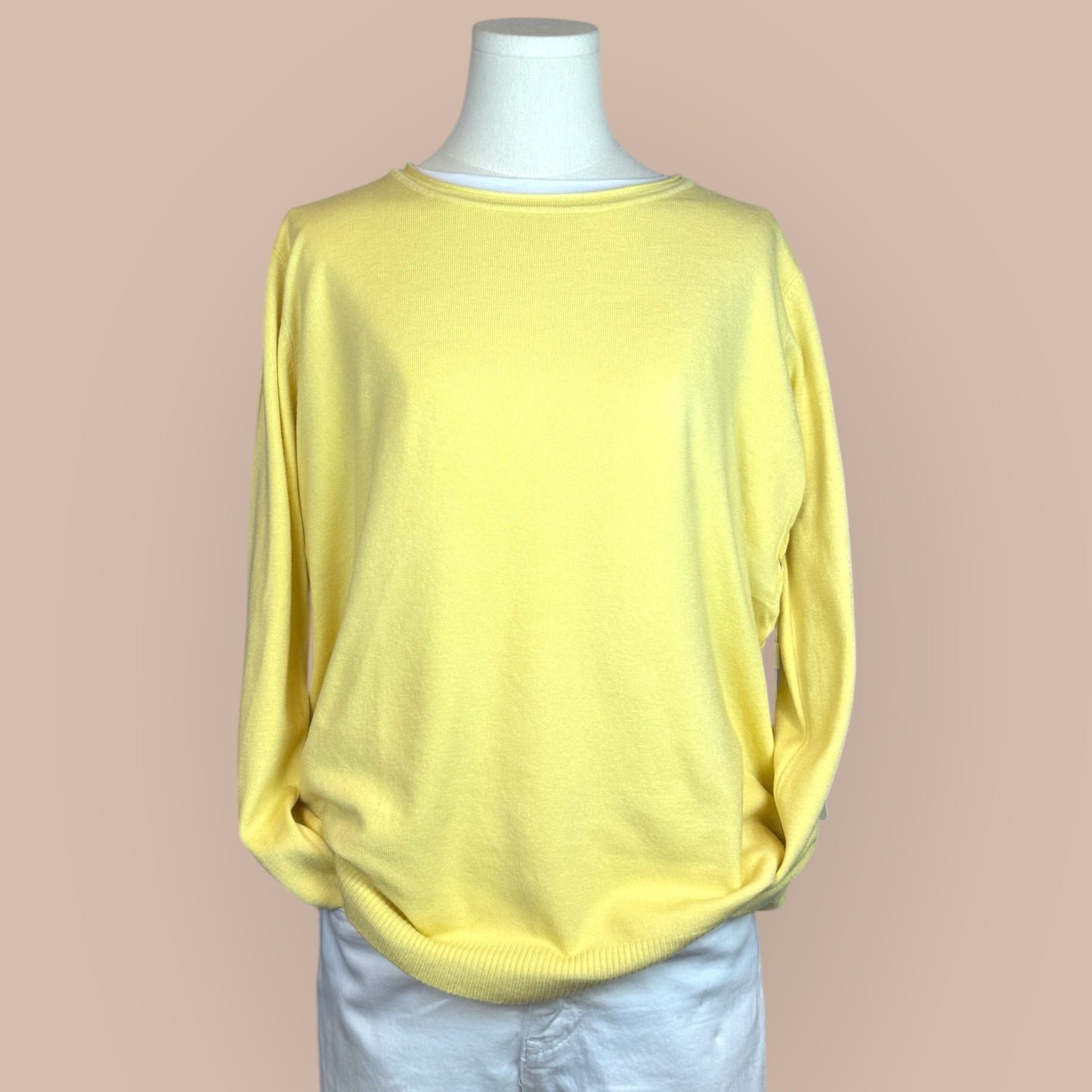 Feinstrick-Pullover mit Rundhals