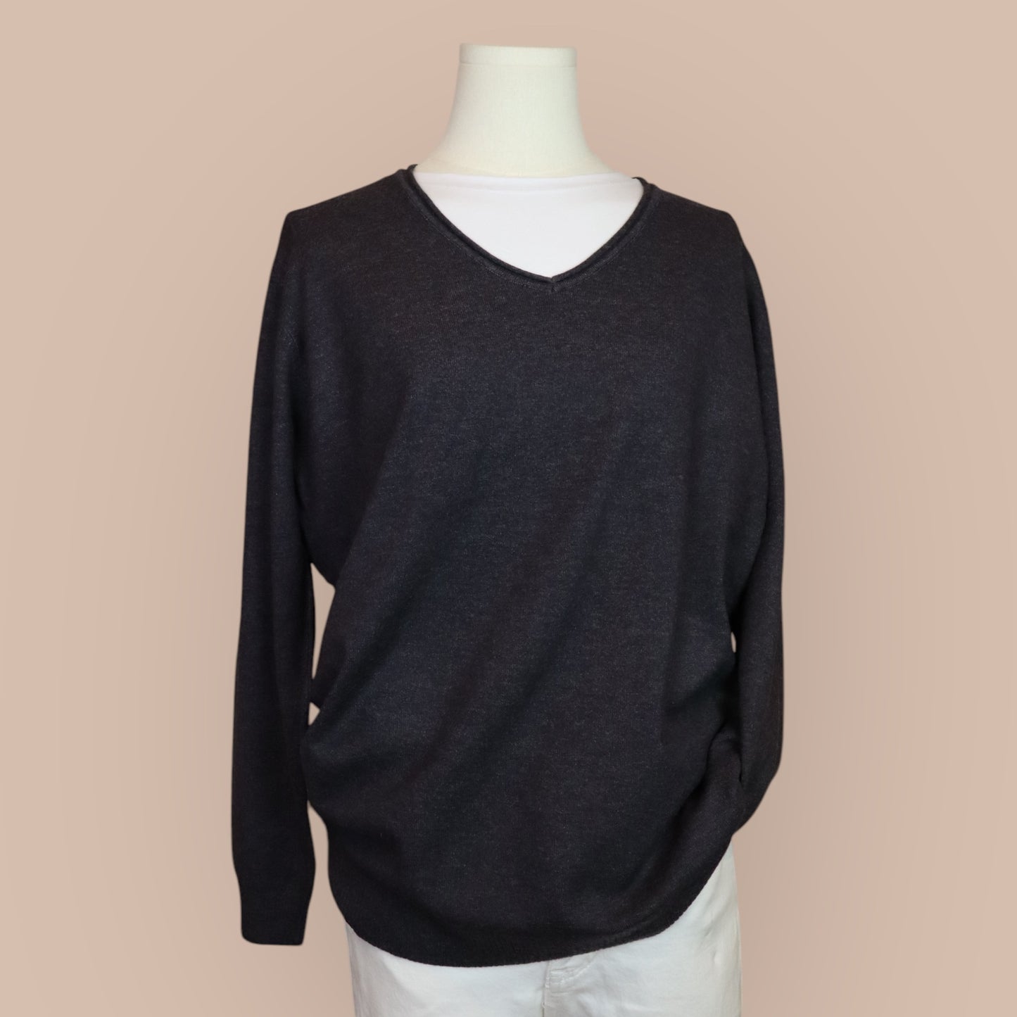 Pullover mit V-Ausschnitt