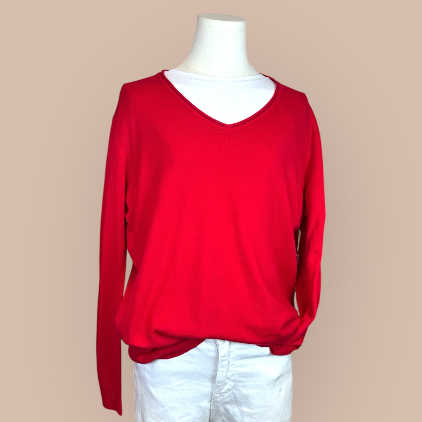 Pullover mit V-Ausschnitt