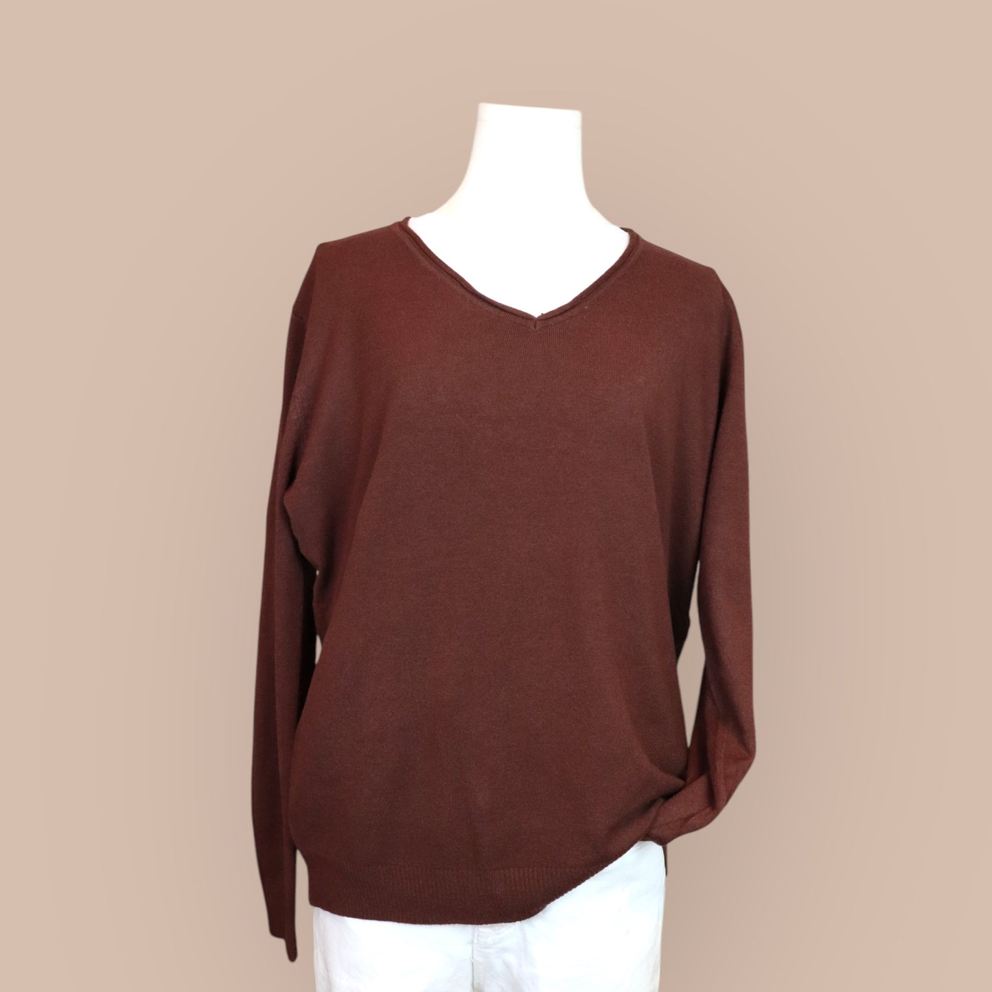 Pullover mit V-Ausschnitt