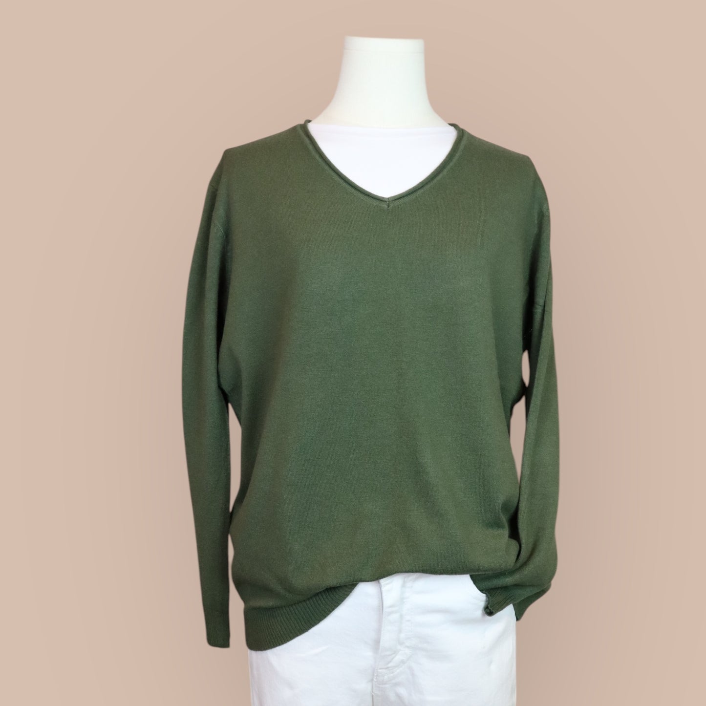 Pullover mit V-Ausschnitt