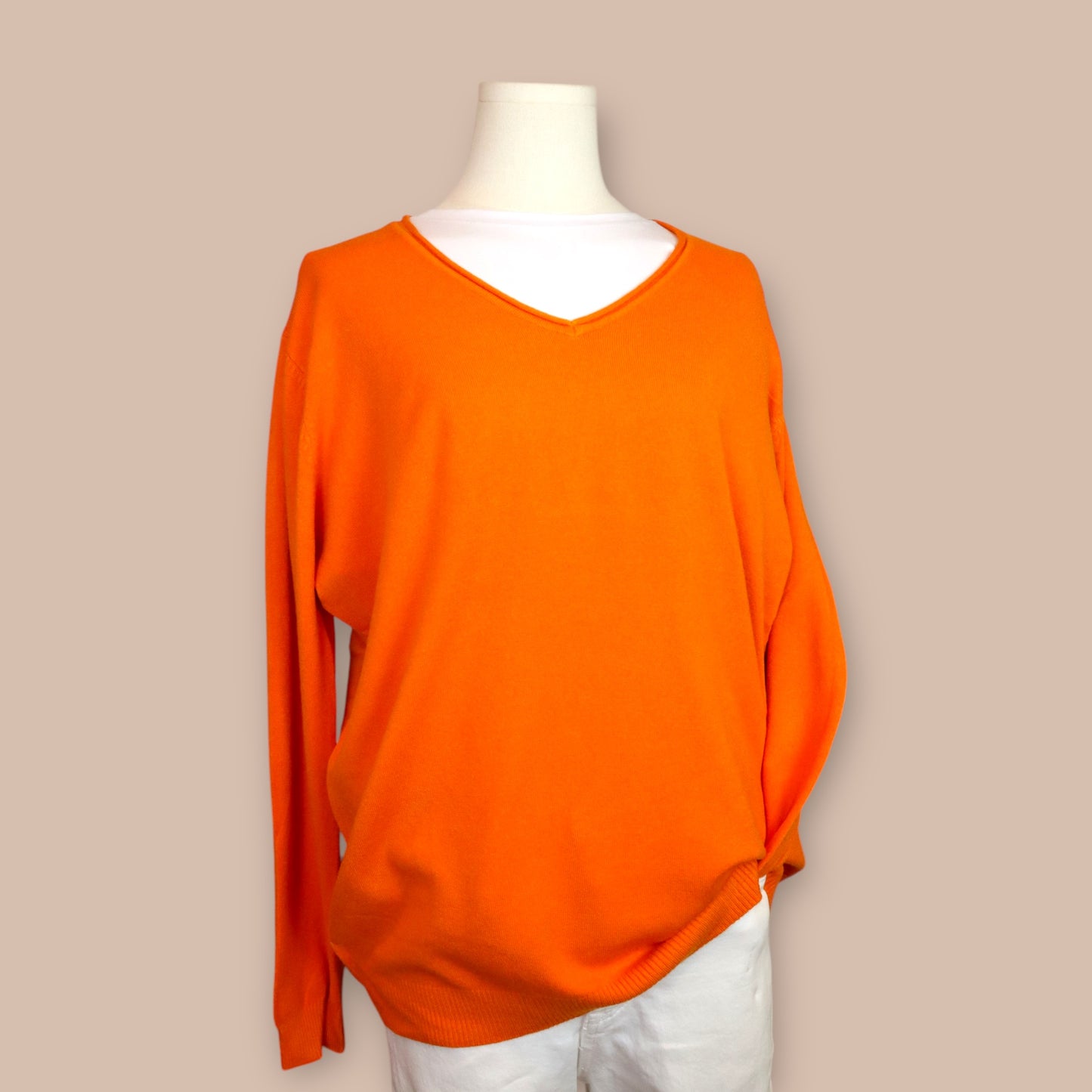 Pullover mit V-Ausschnitt