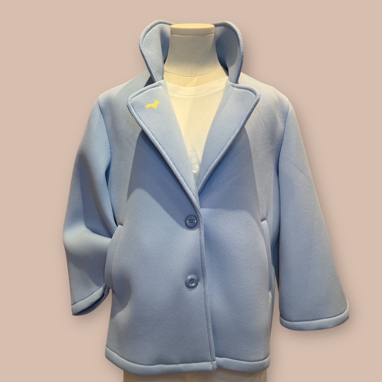 Kurzjacke Soft mit Dackel in Wunschfarbe