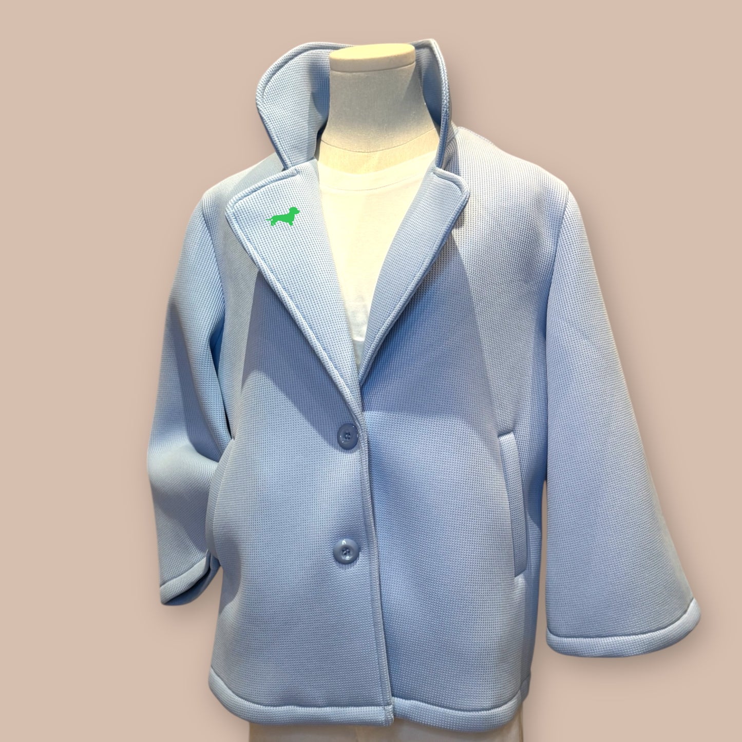 Kurzjacke Soft mit Dackel in Wunschfarbe