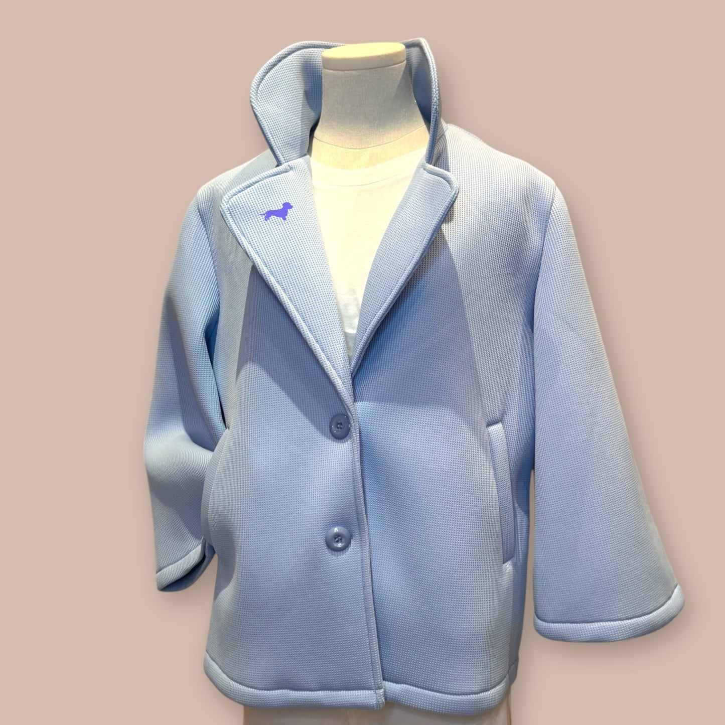 Kurzjacke Soft mit Dackel in Wunschfarbe