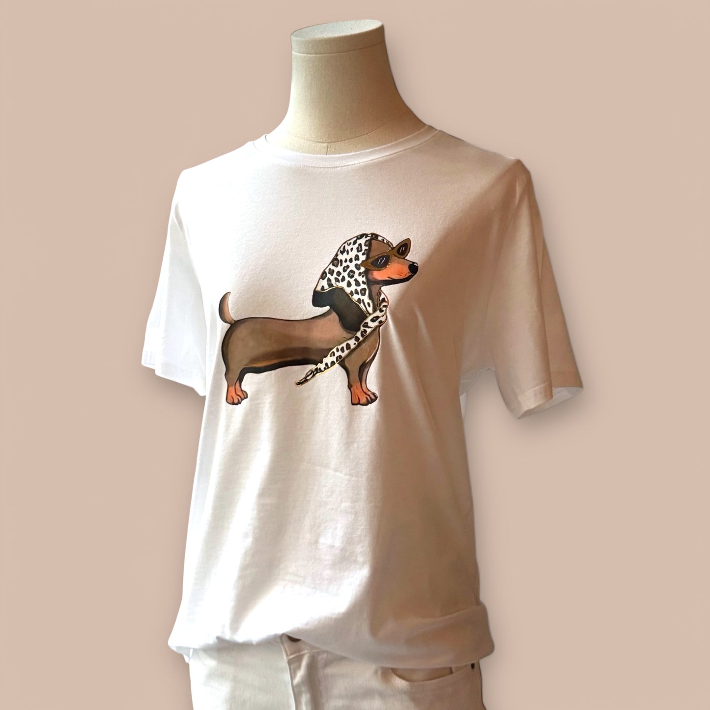 T-Shirt Dackel-Dame von Welt