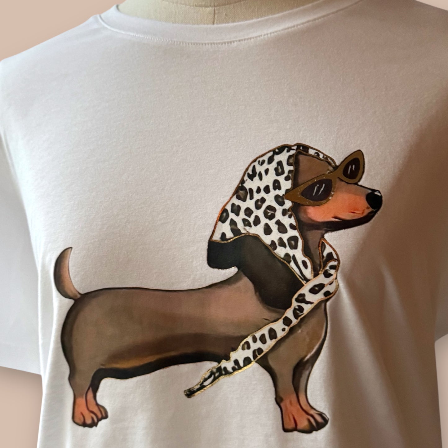 T-Shirt Dackel-Dame von Welt