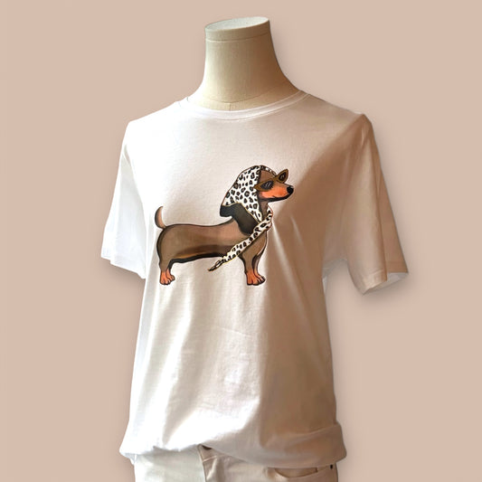 T-Shirt Dackel-Dame von Welt