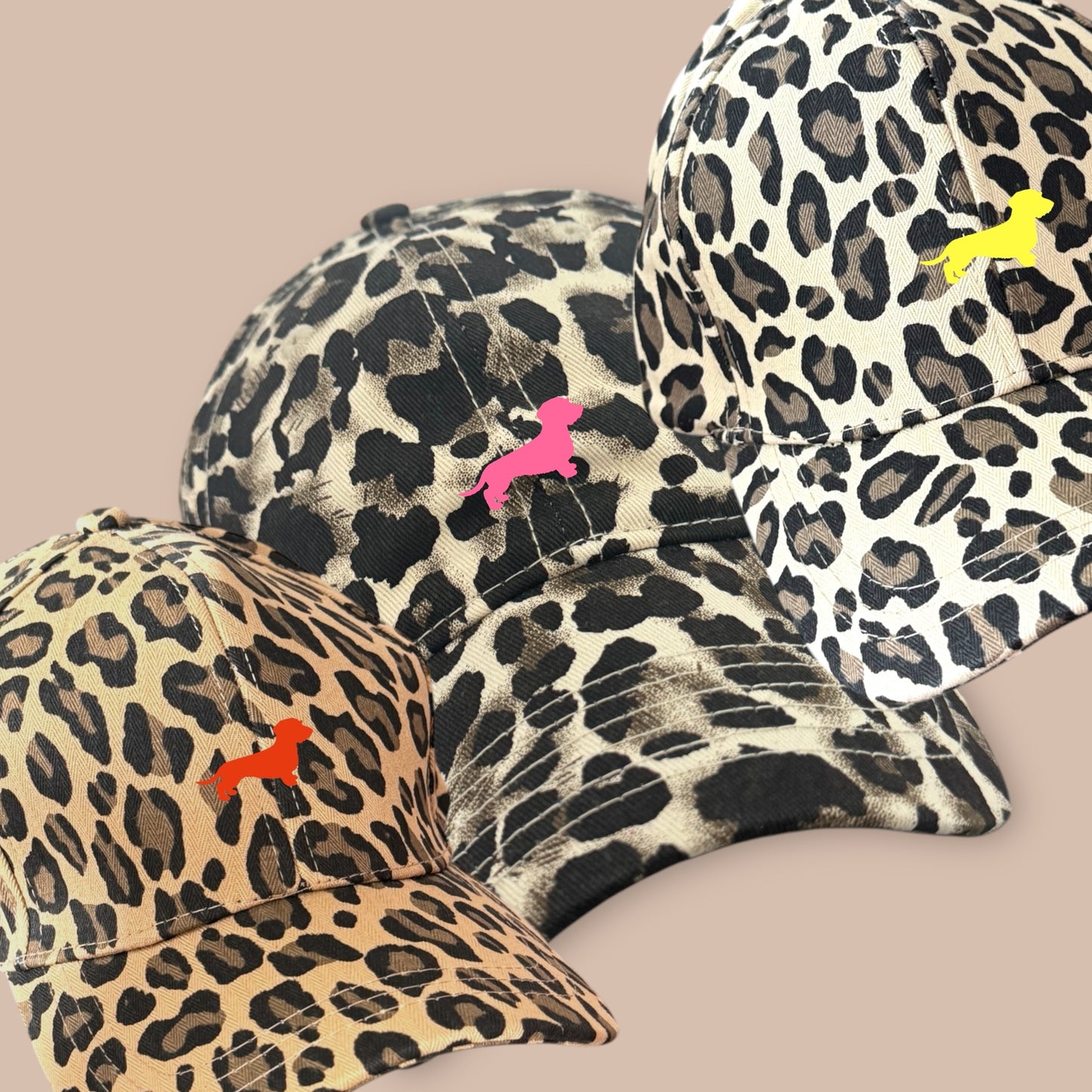 LEO Baseball Cap mit Dackel in Wunschfarbe
