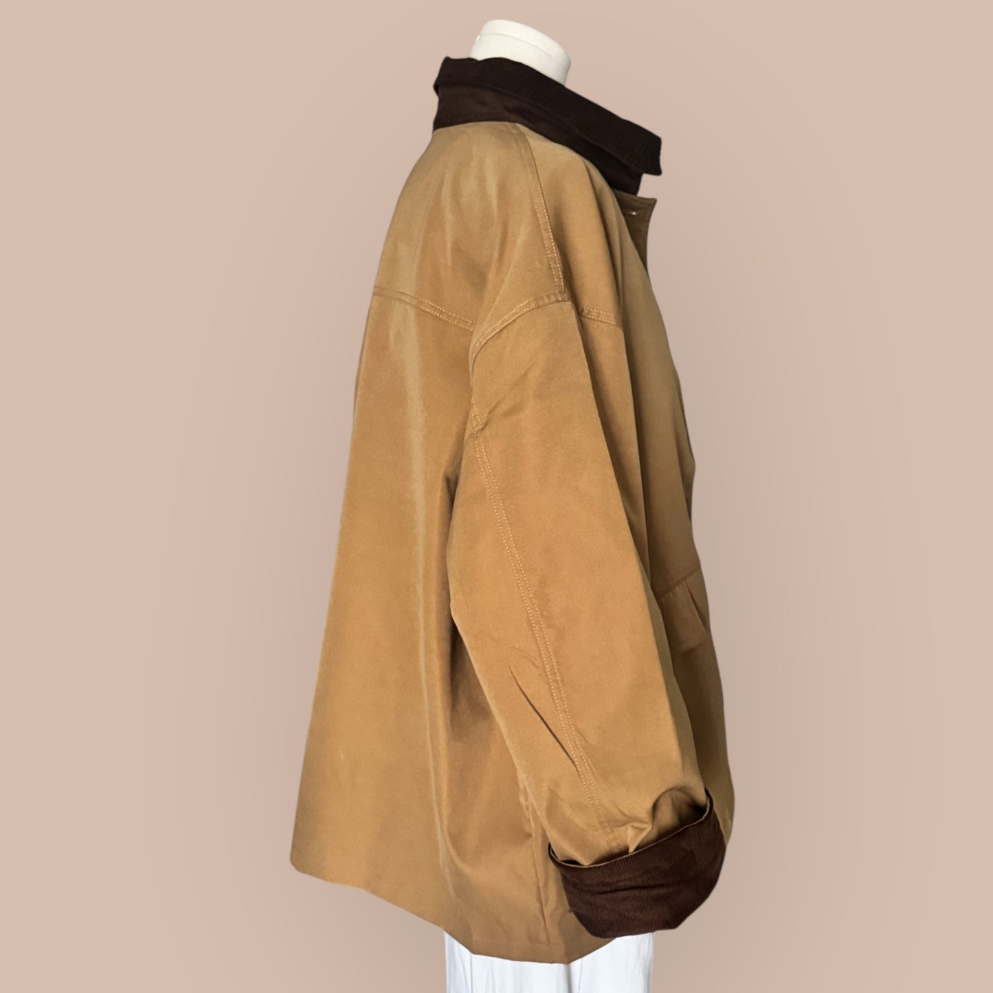 Damen Parka Jacke in Camel