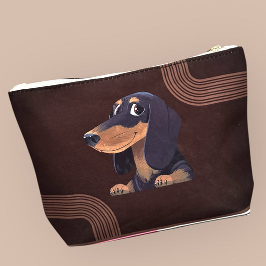 Täschchen mit Dackel Print