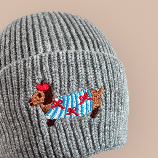 Dackel Mütze Kuschelweich