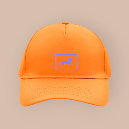 Cap mit Dackel Badge in Wunschfarbe