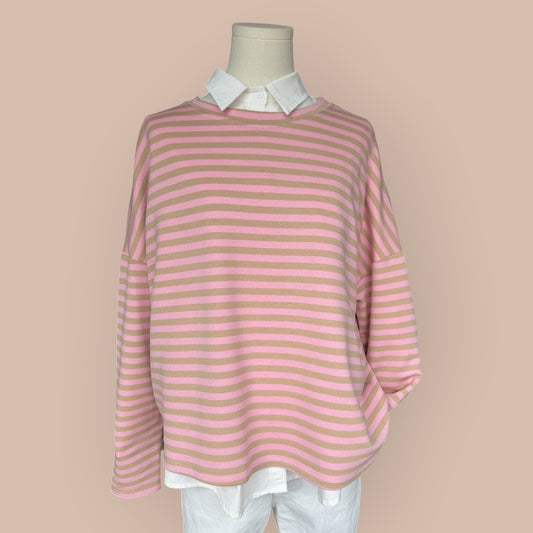 Gestreiftes Langarmshirt
