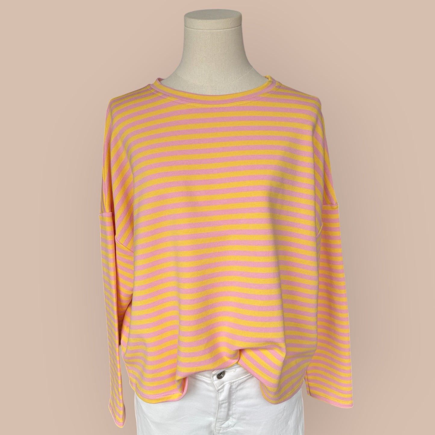 Gestreiftes Langarmshirt