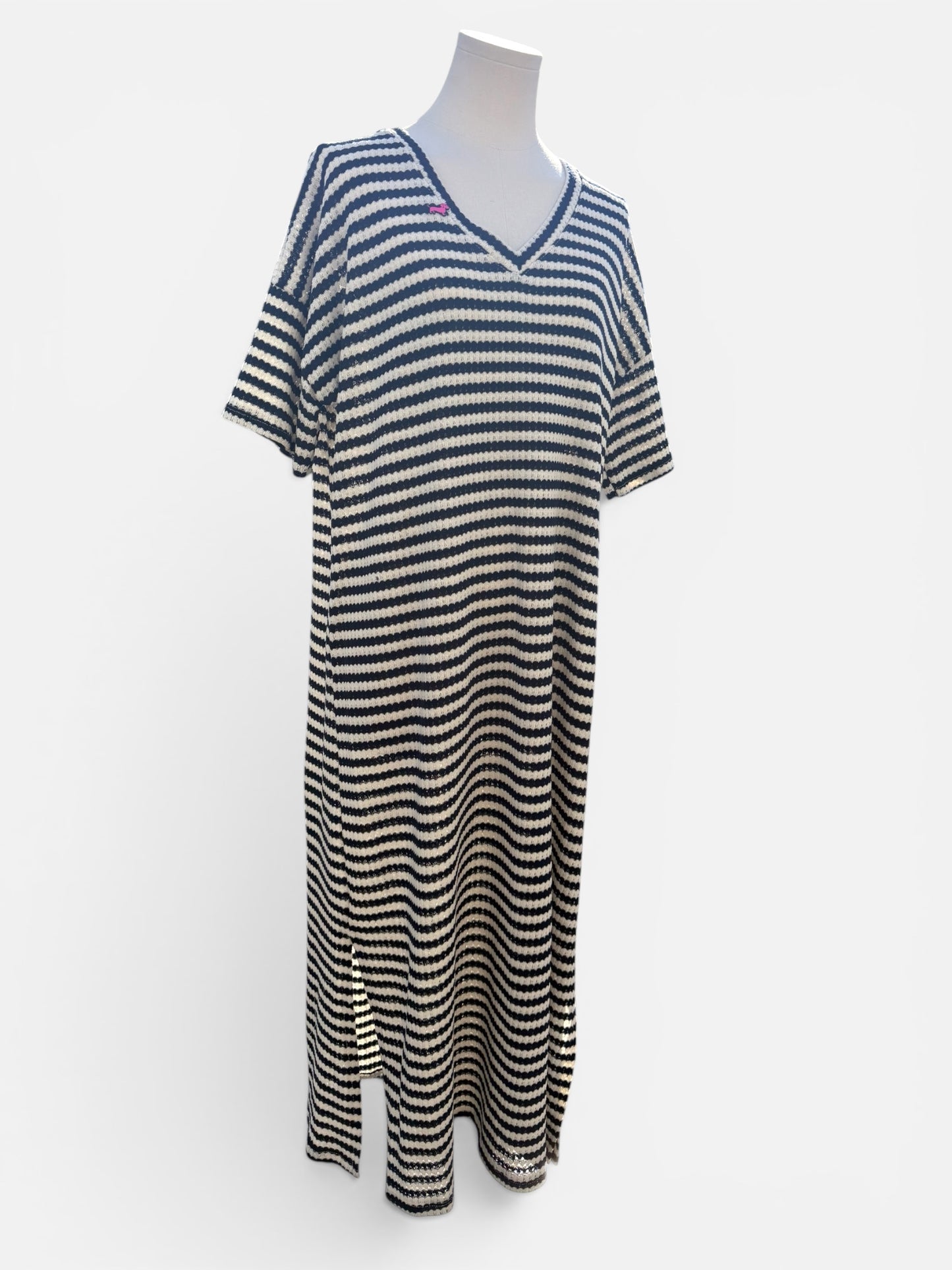 Coastal Stripes Strickkleid