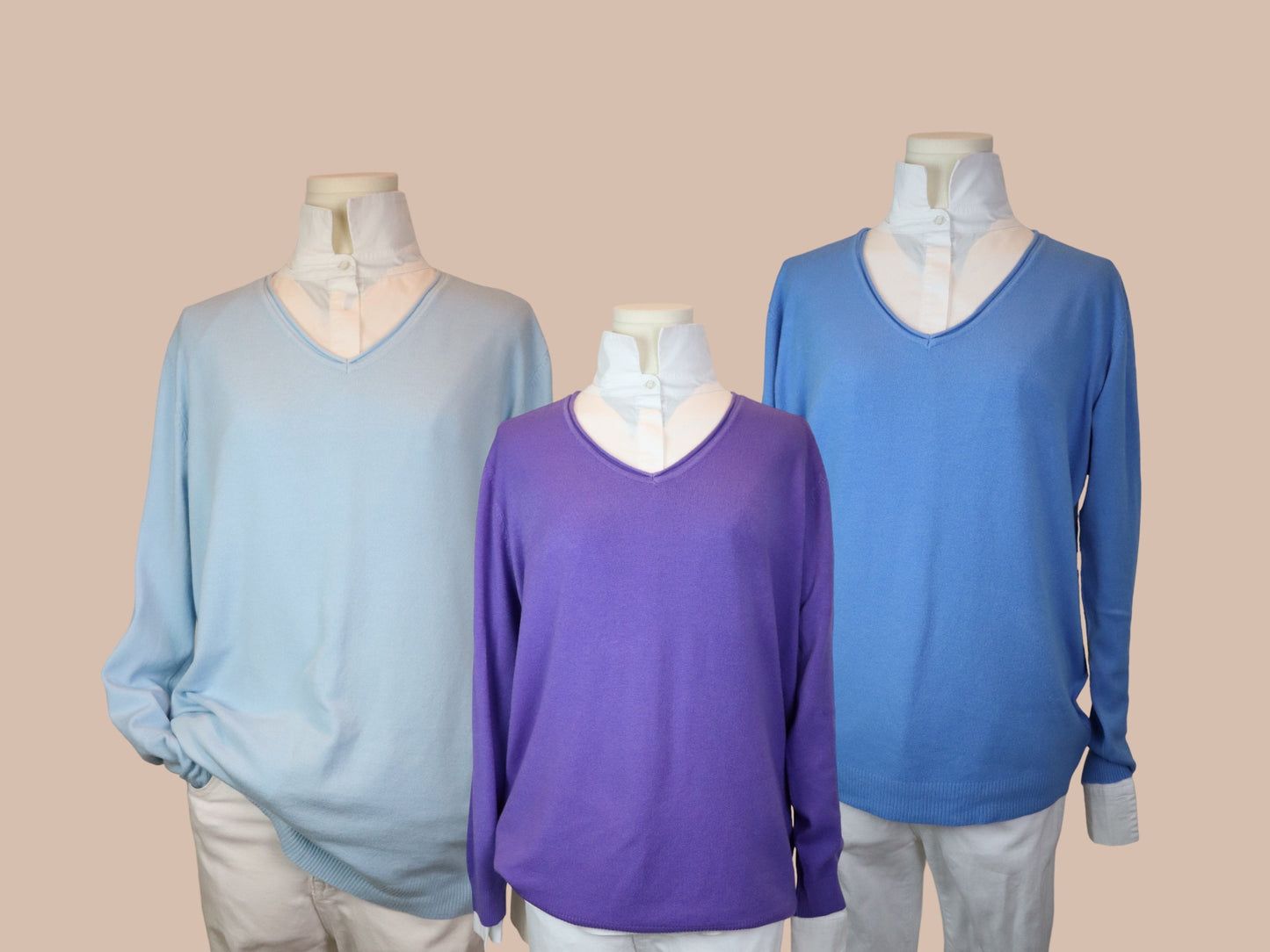 Pullover mit V-Ausschnitt