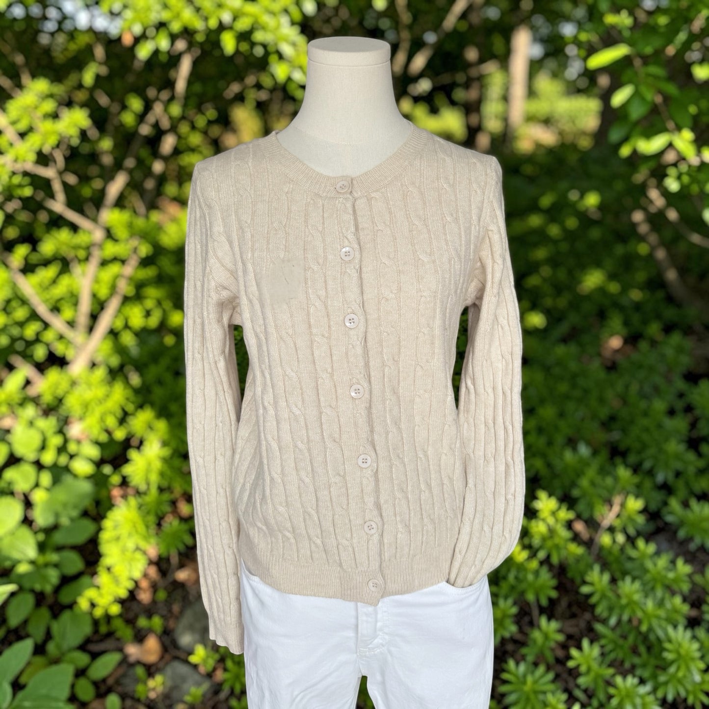 Zopfmuster Strickjacke Clara