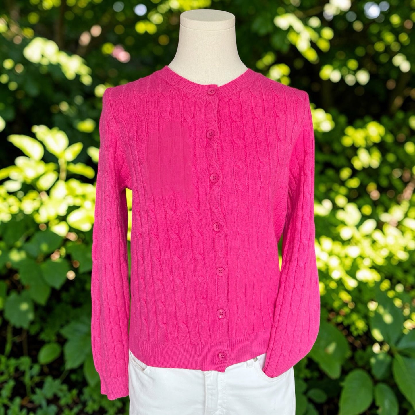 Zopfmuster Strickjacke Clara