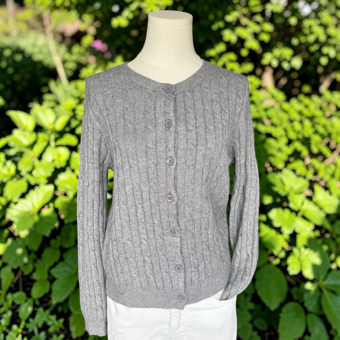 Zopfmuster Strickjacke Clara