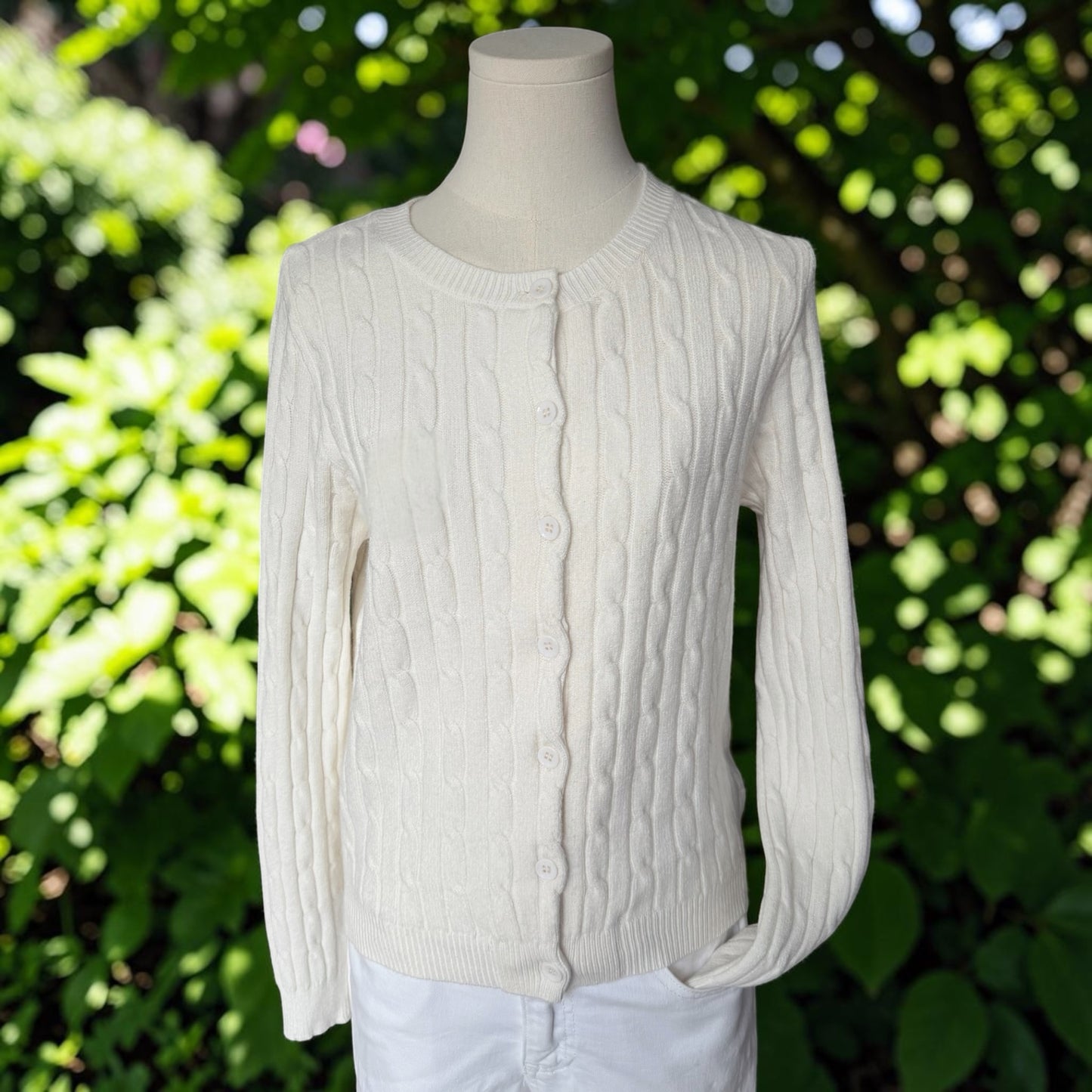Zopfmuster Strickjacke Clara