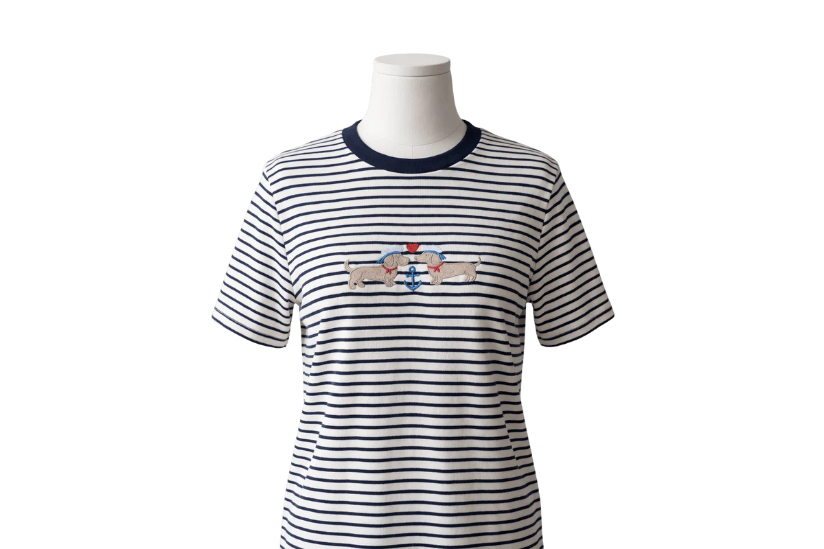 Freda&Gretas Dackel Streifen T-Shirt Limited FREDA & GRETA