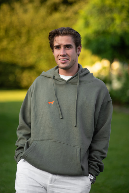 Everyday Hoodie mit Dackel in Wunschfarbe