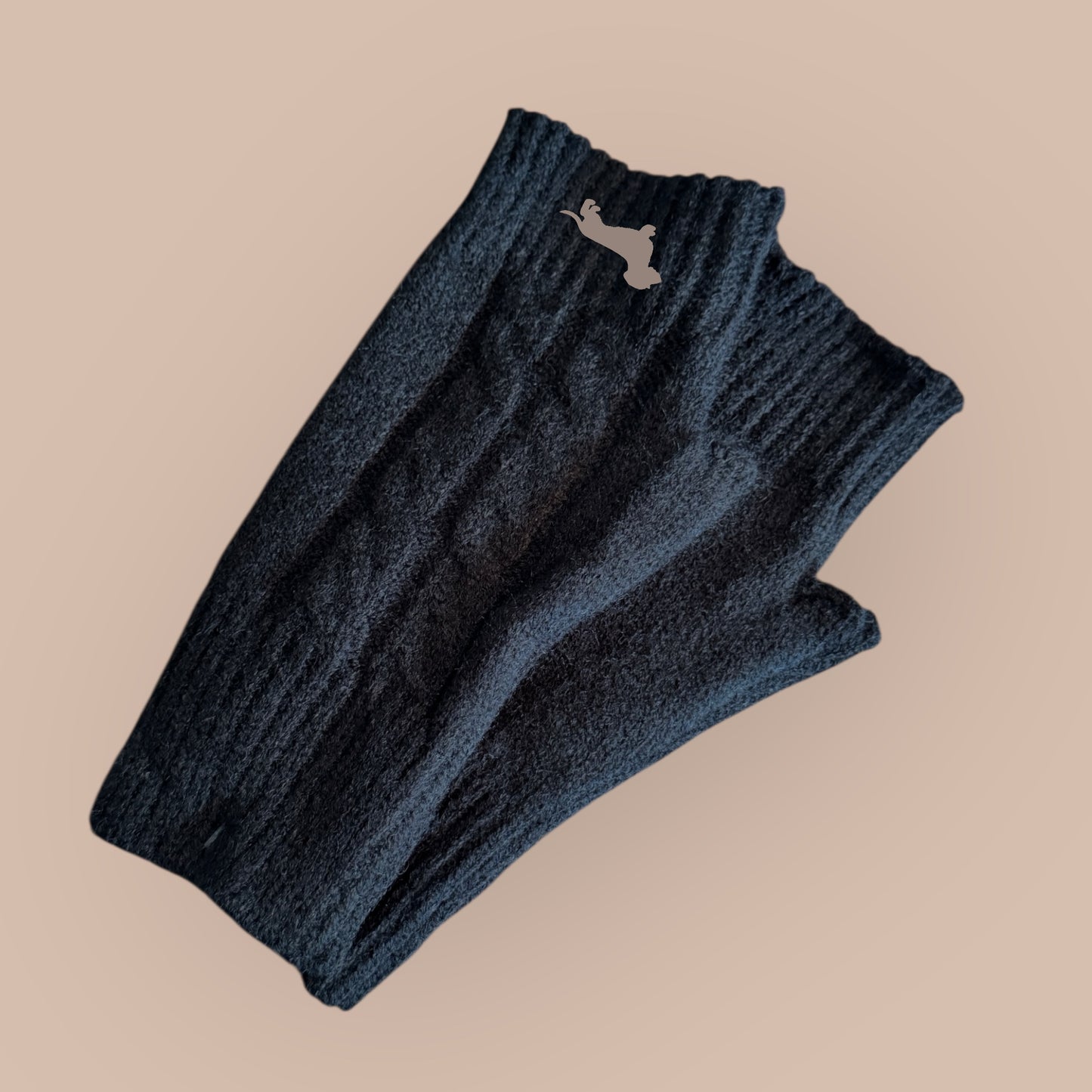 Handschuhe mit Dackel in Wunschfarbe