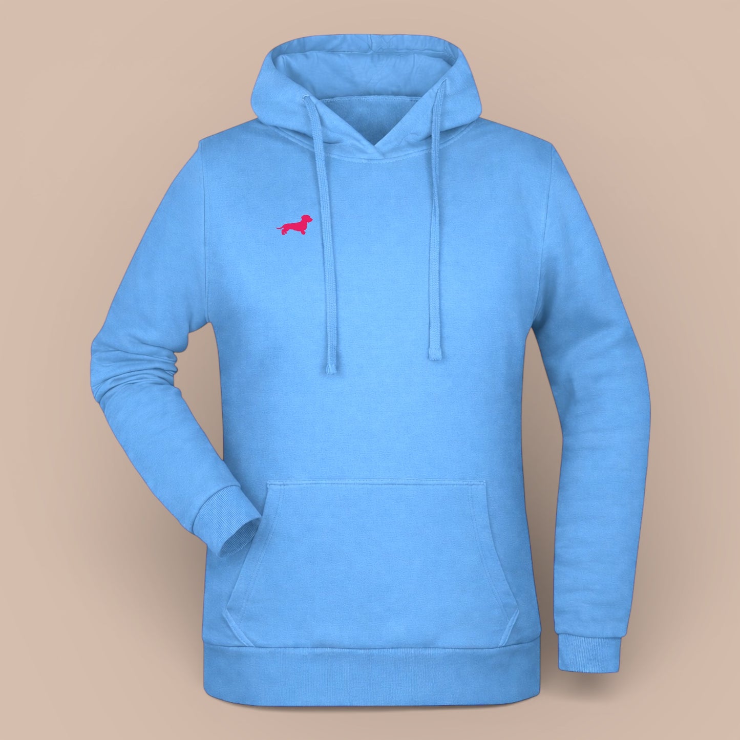 Everyday Hoodie mit Dackel in Wunschfarbe