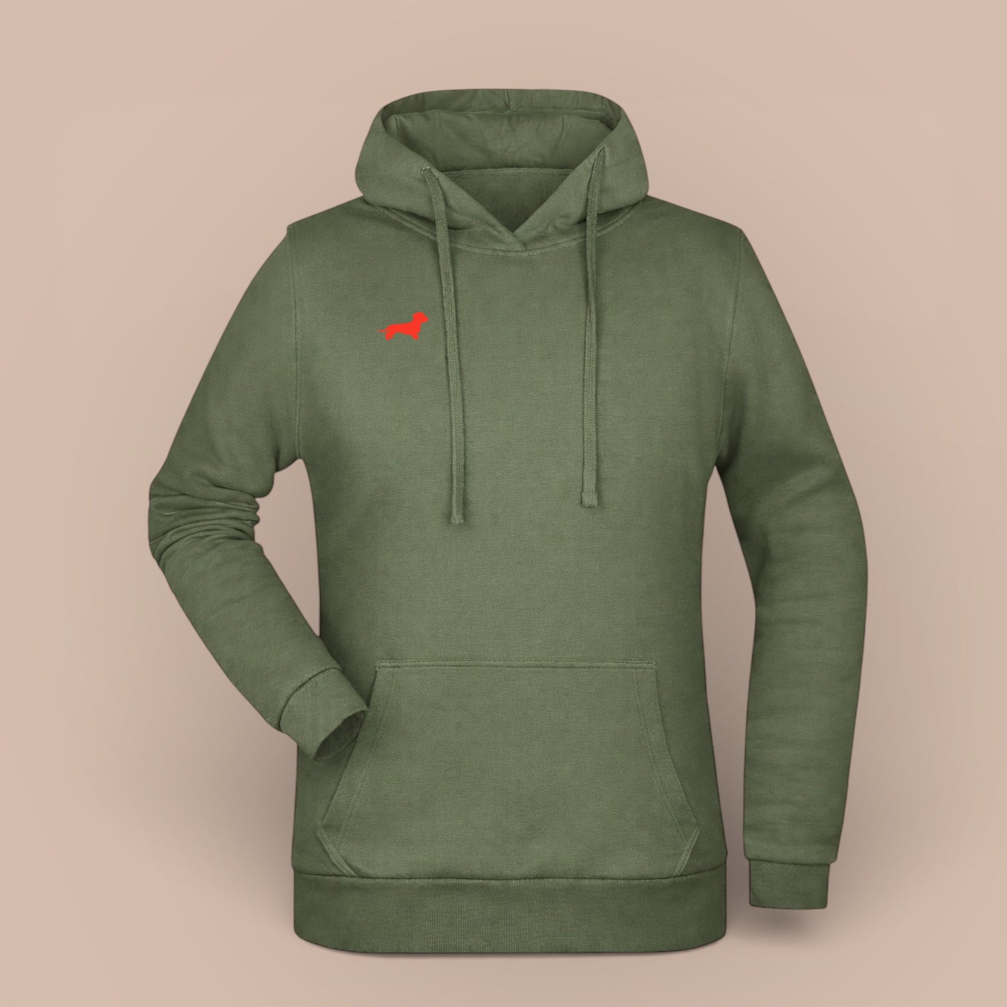 Everyday Hoodie mit Dackel in Wunschfarbe