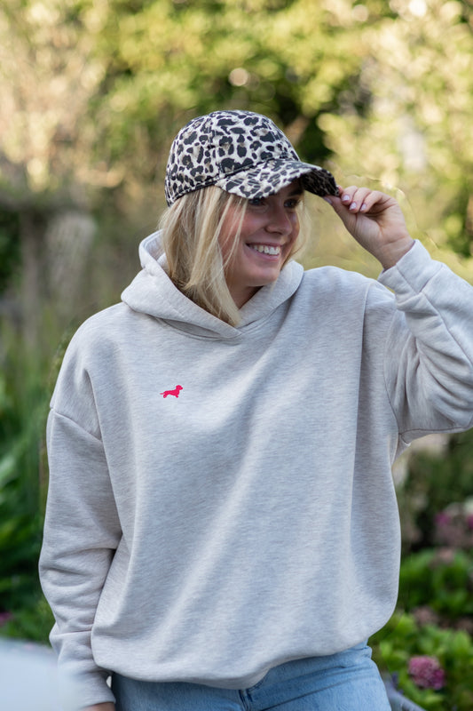 Hoodie mit Dackel in Wunschfarbe