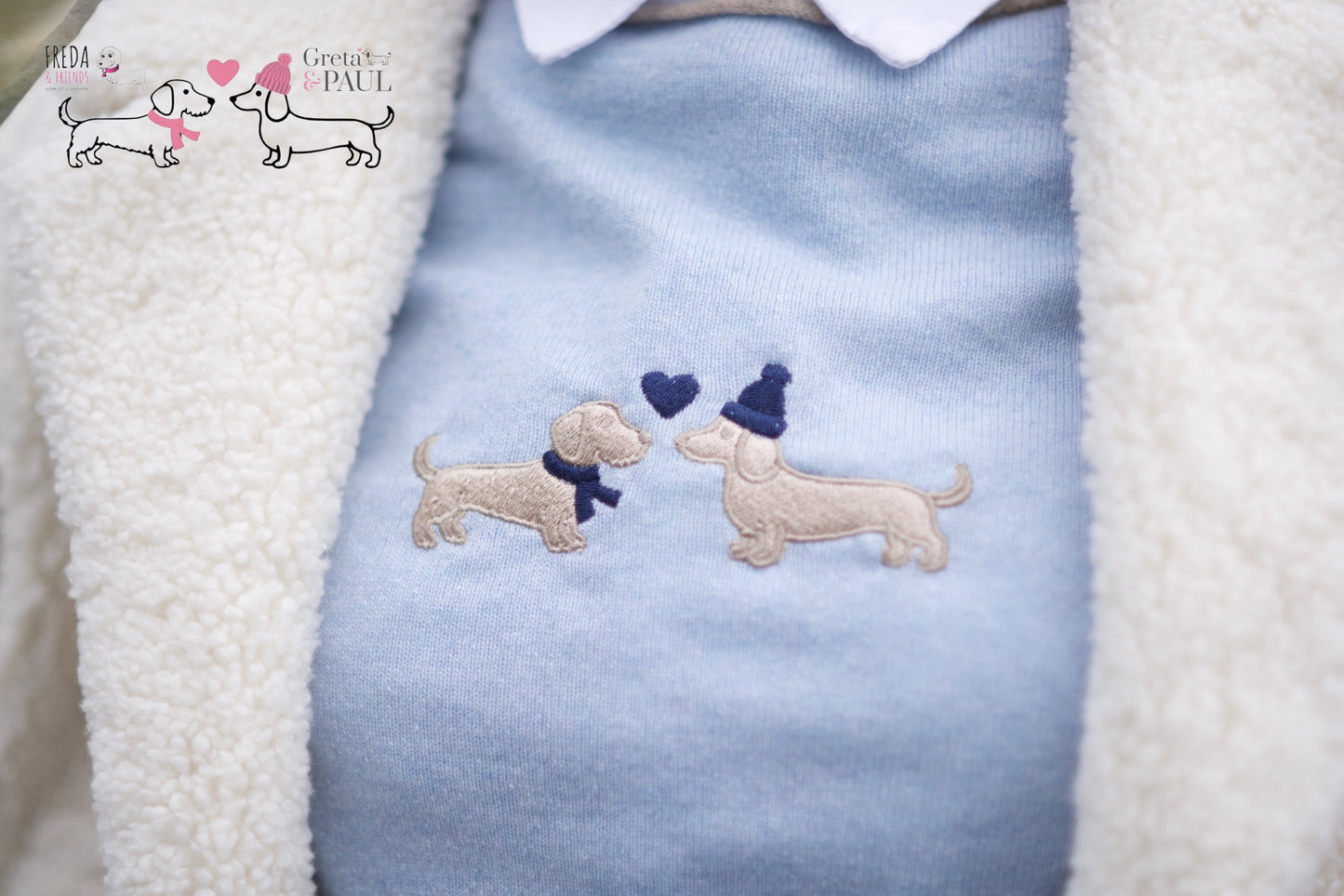 Fredas Dackelpullover Limited Freda & Greta Edition