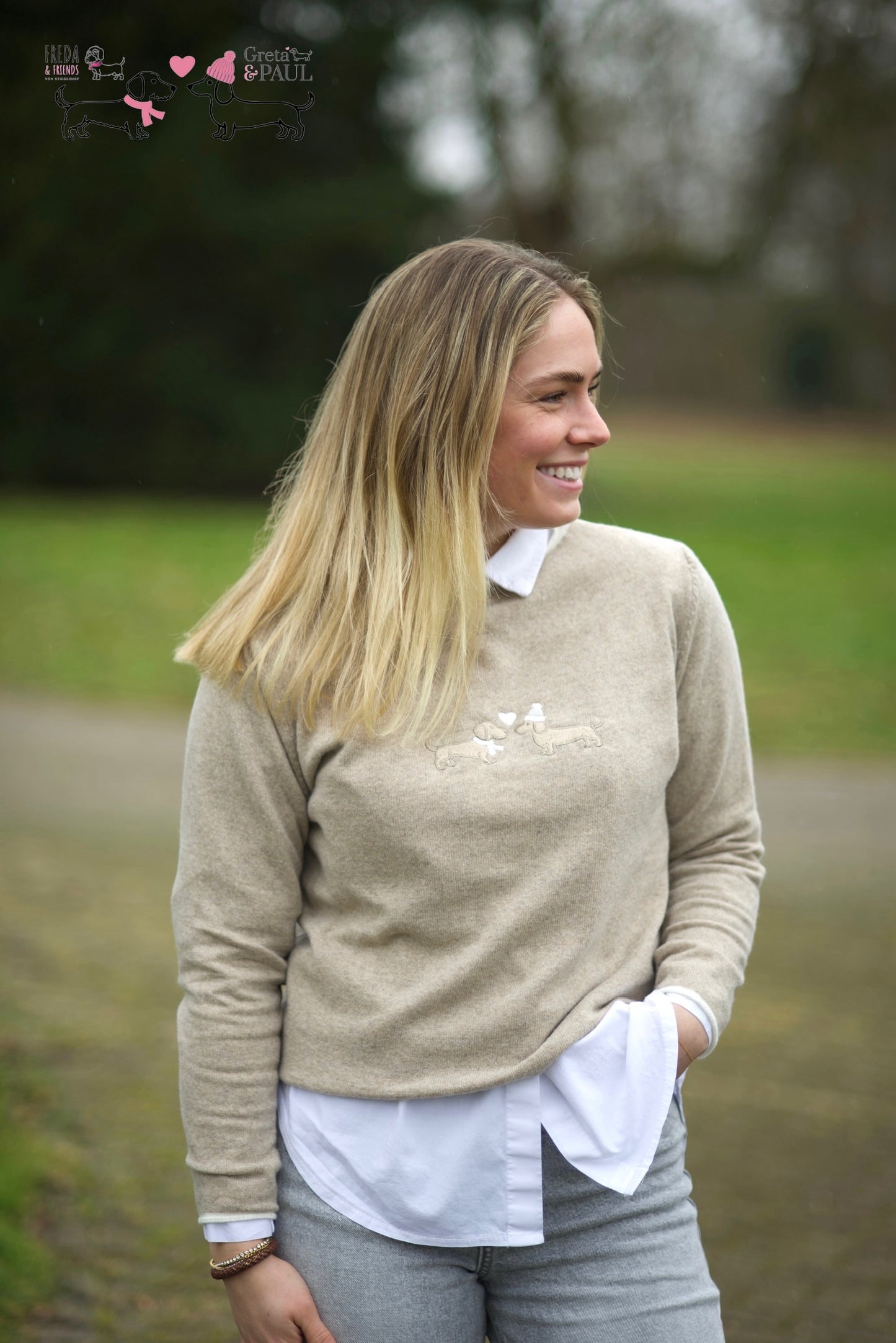 Fredas Dackelpullover Limited Freda & Greta Edition