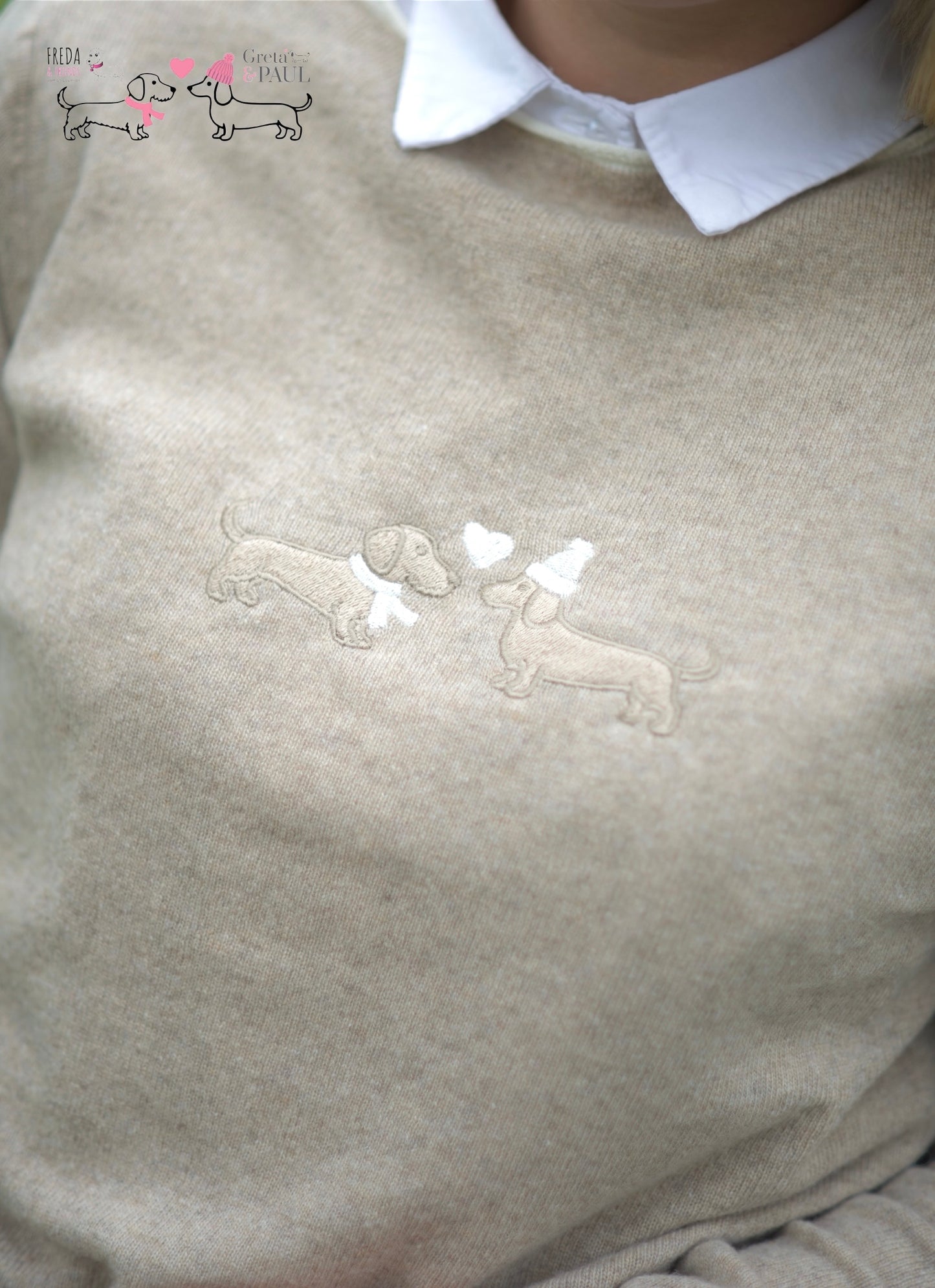 Fredas Dackelpullover Limited Freda & Greta Edition