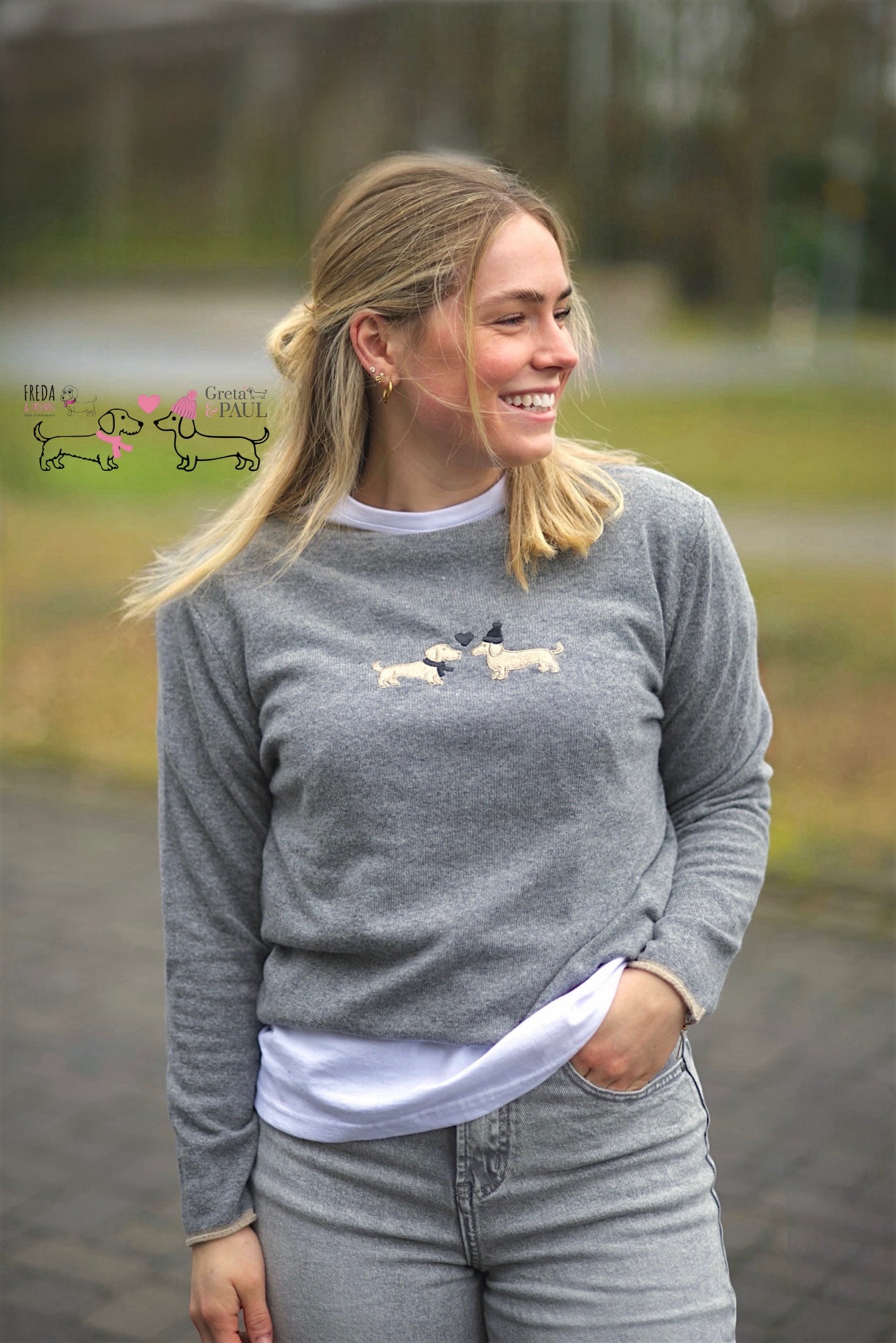 Fredas Dackelpullover Limited Freda & Greta Edition