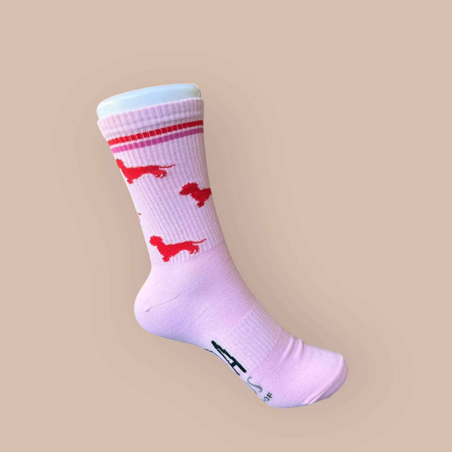 Socken Allover Dackel