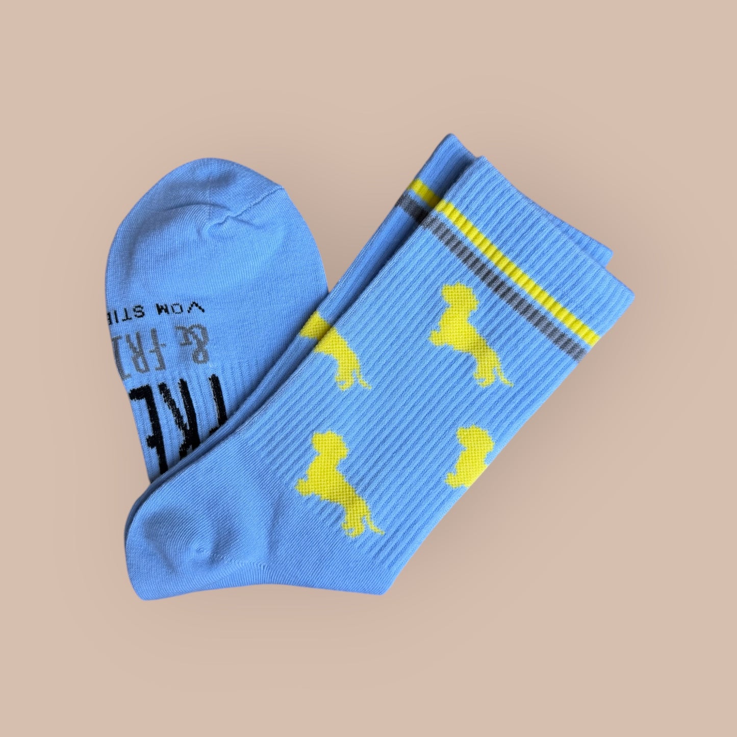 Socken Allover Dackel