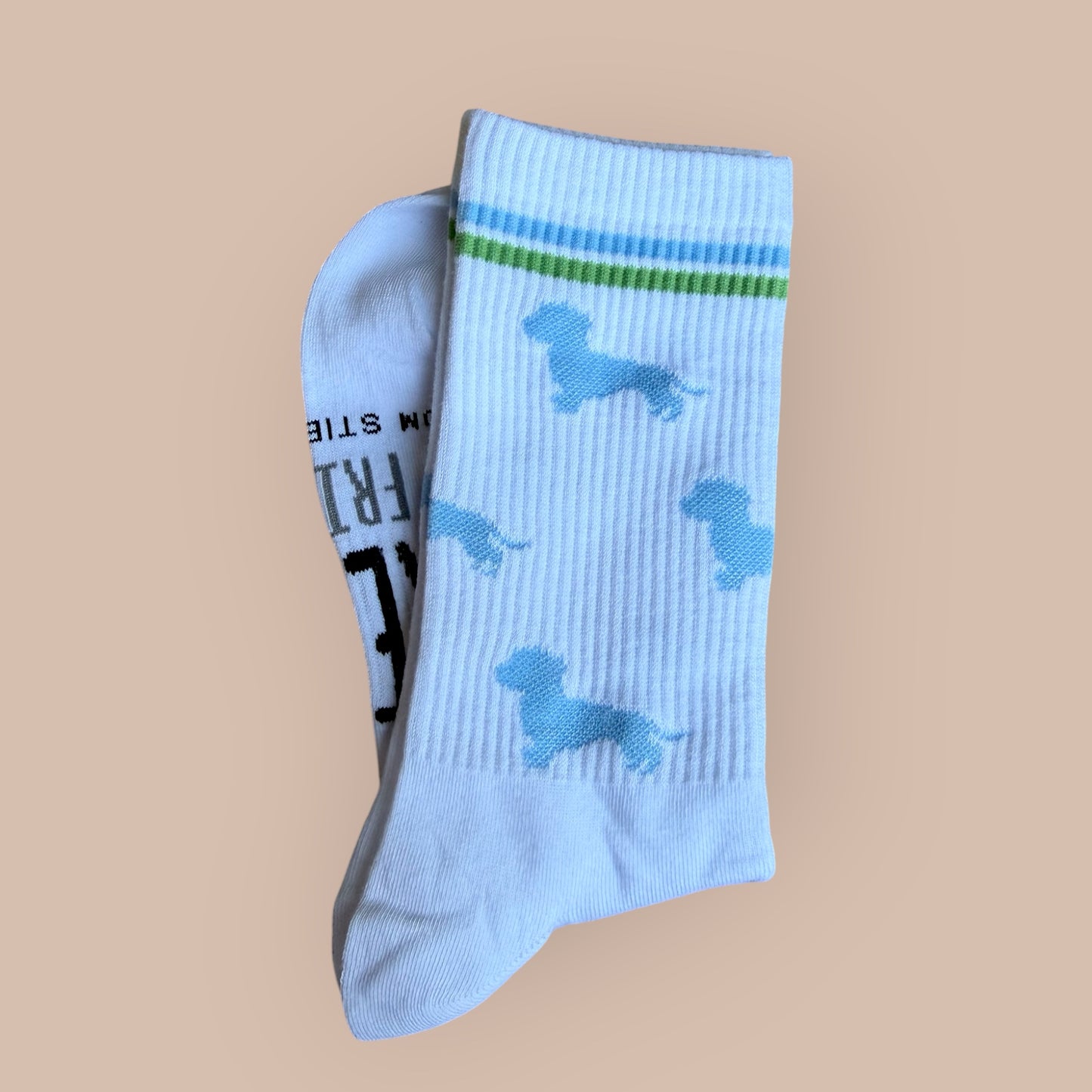 Socken Allover Dackel