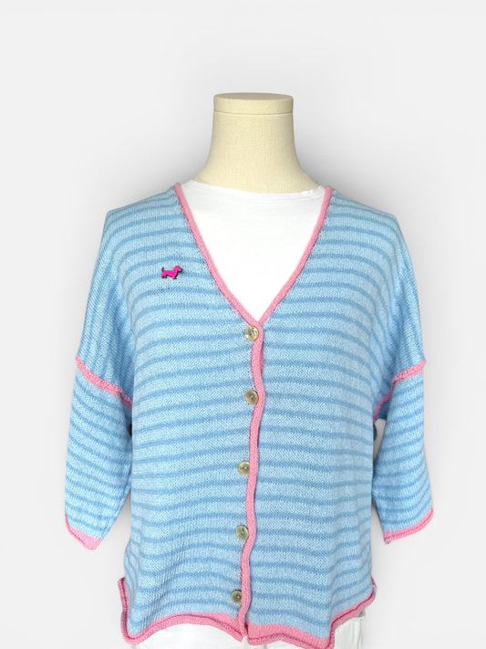 Dackel-Pin Strickjacke