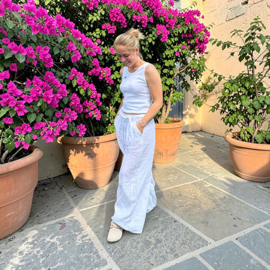 Leinenhose aus 100 % Leinen