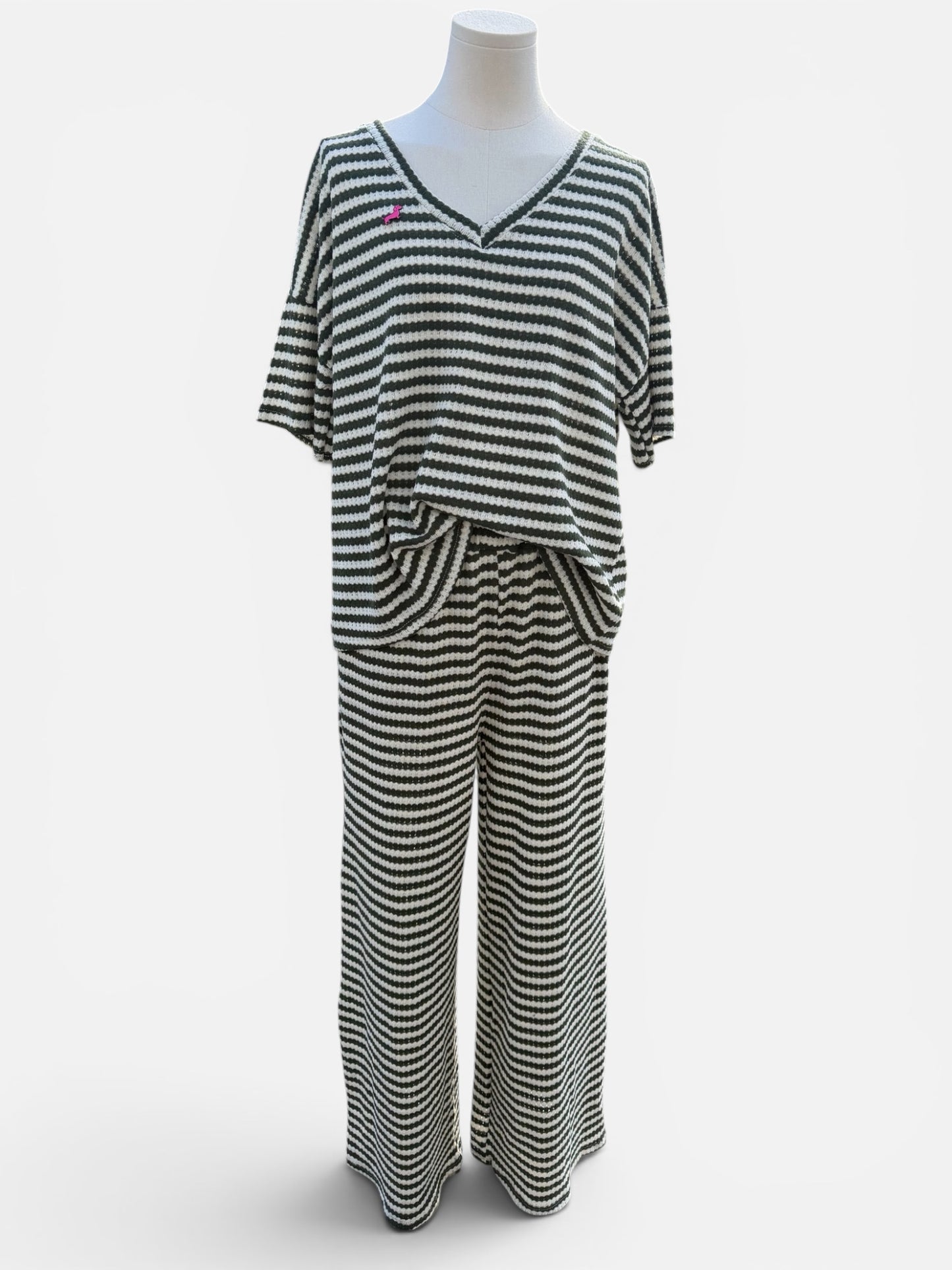 Coastal Stripes Strickhose