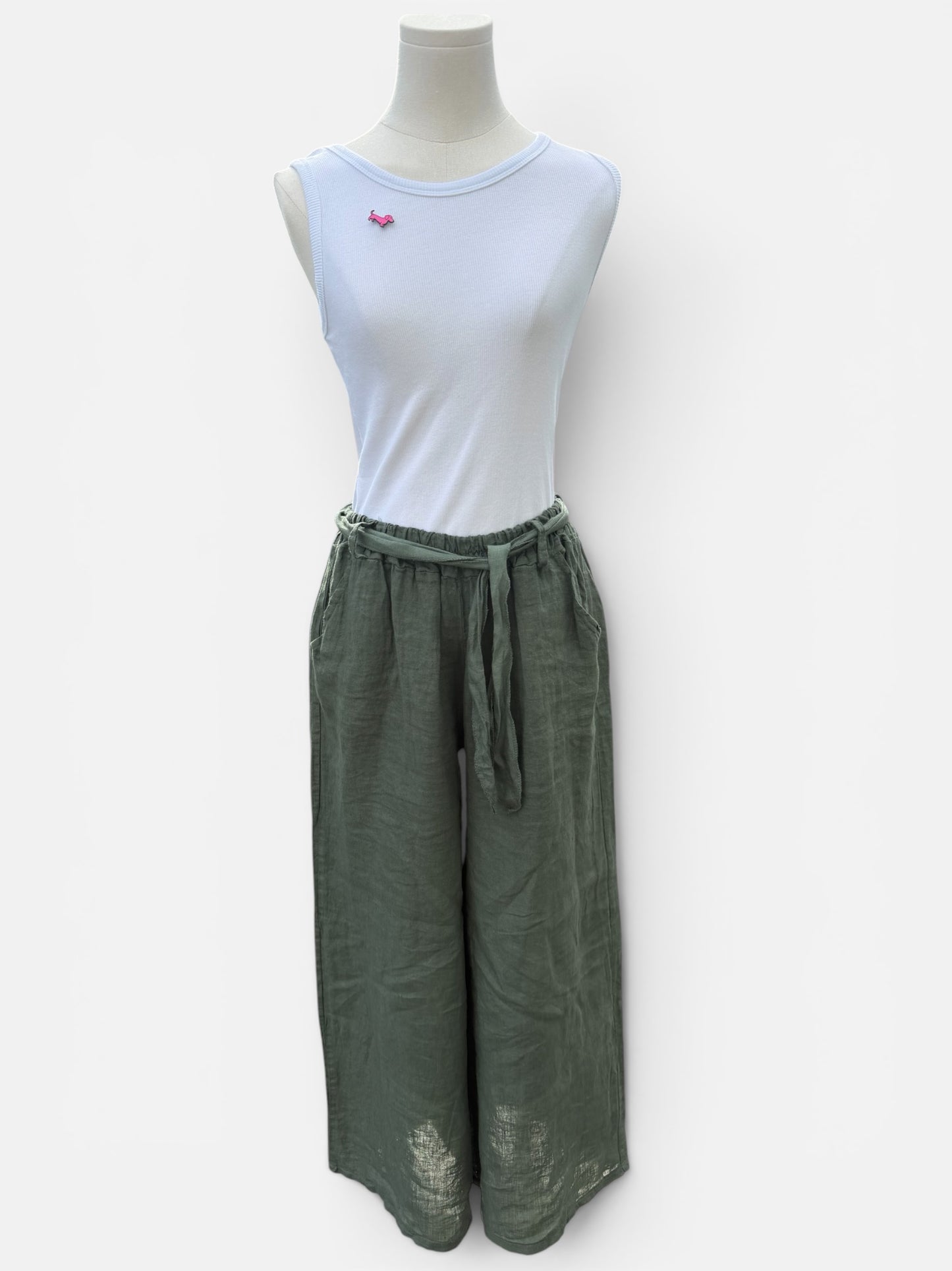Leinenhose aus 100 % Leinen