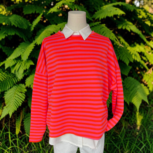 Gestreiftes Langarmshirt