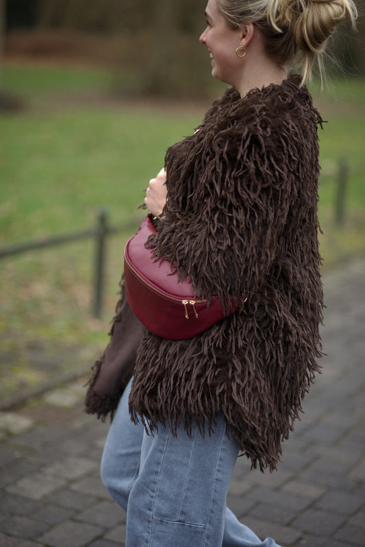 Crossbody-Bag in Glattleder
